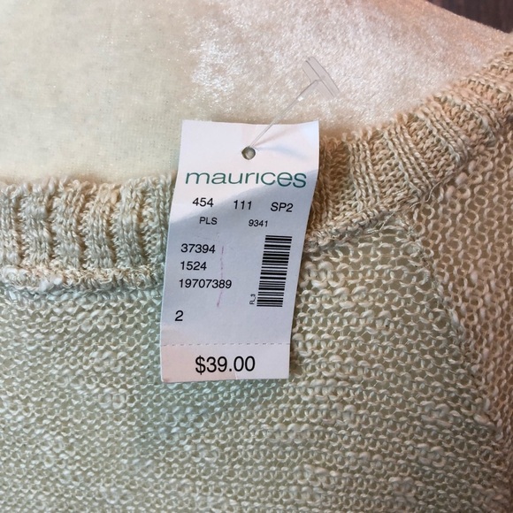 Maurices Tunic Long Sleeve Knit Top plus Size 2 - Picture 5 of 7